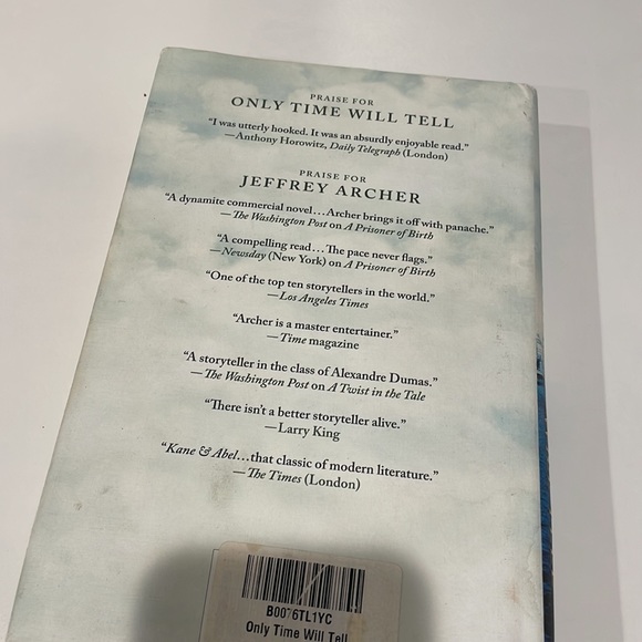 Jeffrey Archer: Only Time Will Tell. Hardcover. VGUC - Picture 2 of 5
